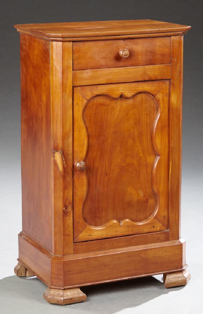 French Louis Philippe Carved Cherry Nightstand, 19th (1 of 1)