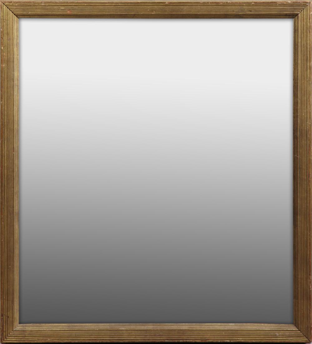 Gilt Overmantel Mirror, early 20th c., with a reeded (1 of 1)
