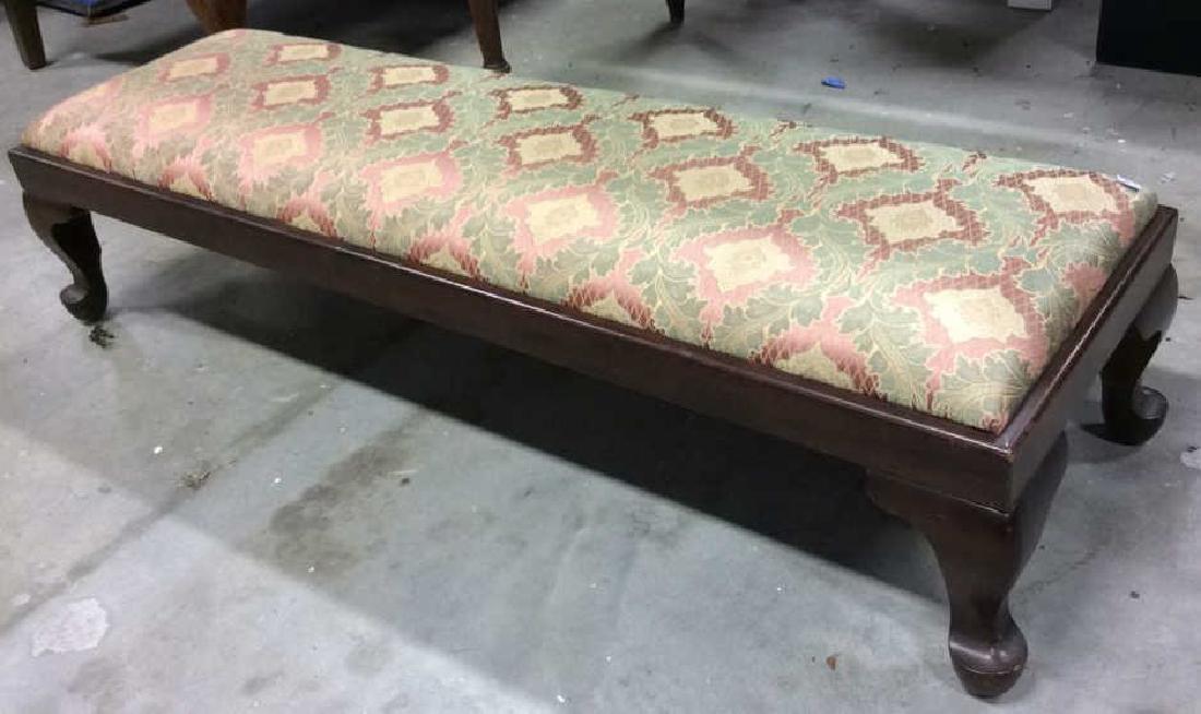 Newly Upholstered Vintage Prayer Bench Long low Bench (1 of 9)