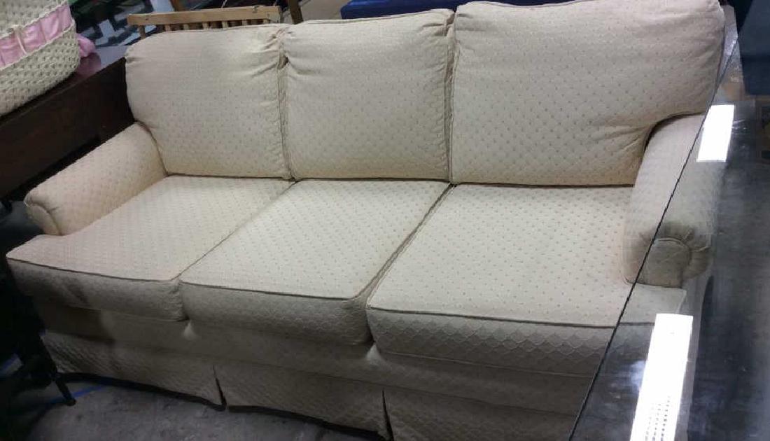 Conover Cream Upholstered Sofa Upholstered sofa in off (1 of 7)