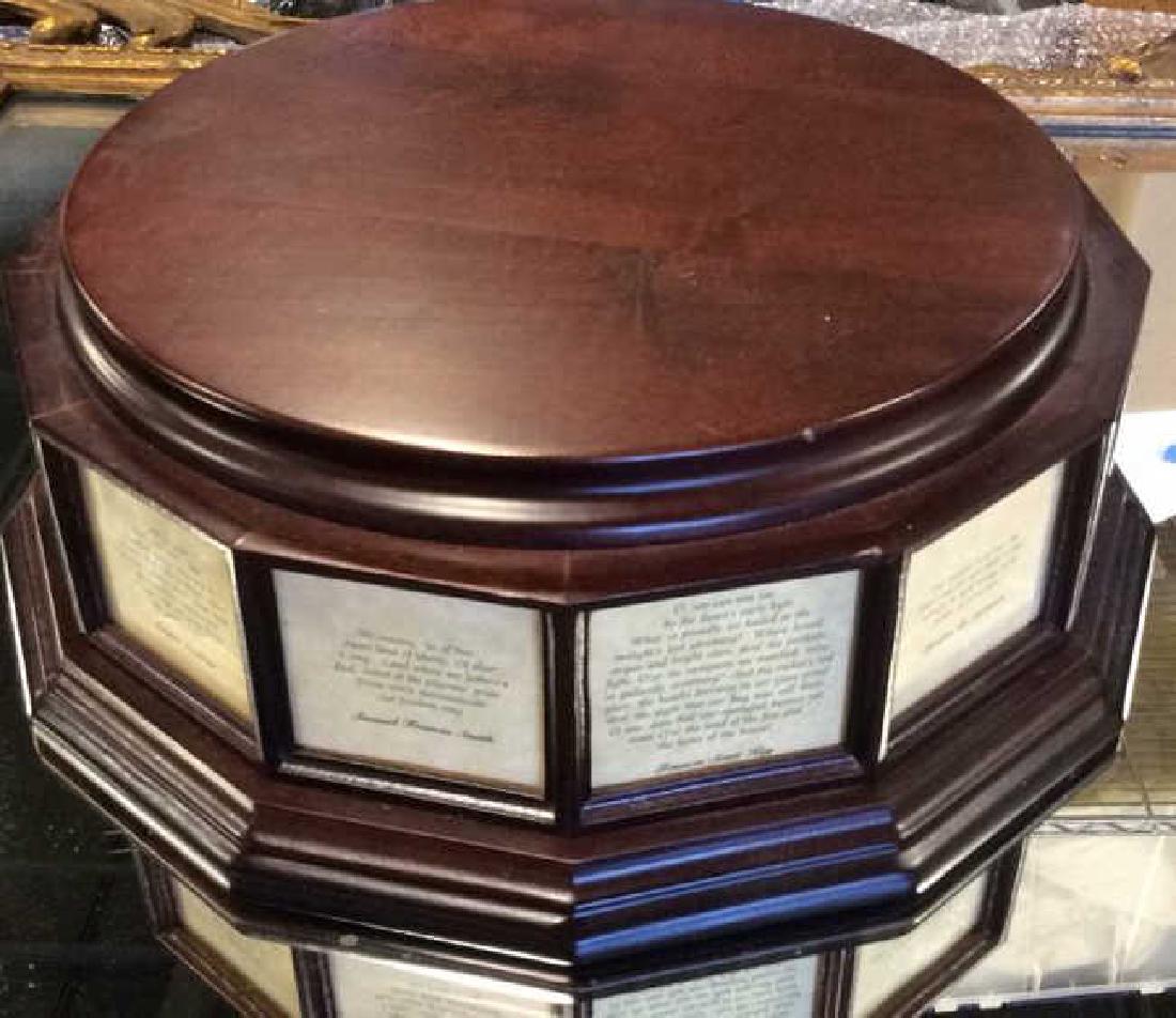 13 Sided Mahogany Display Stand Circular for with 13 (1 of 6)