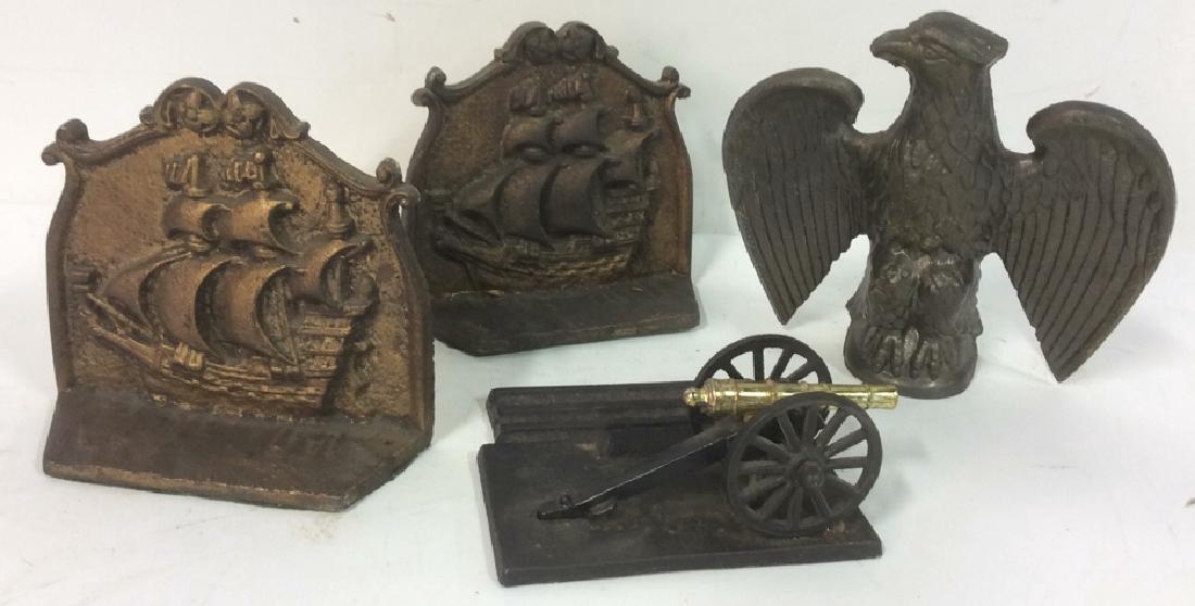 Group Iron Desk Top Articles Collectibles , Gilded Iron (1 of 7)