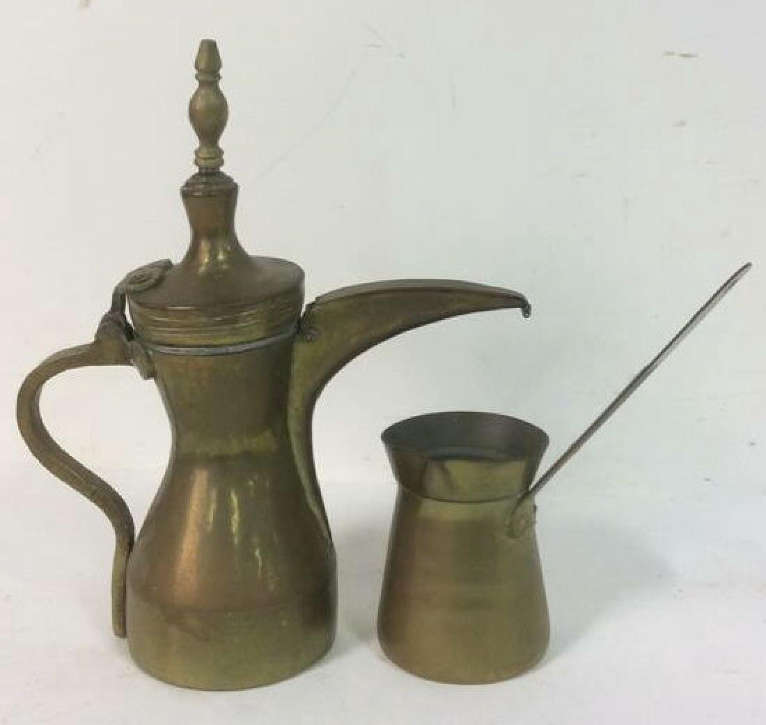 2 Antique Brass kettle Milk Warmer Originally purchased (1 of 9)