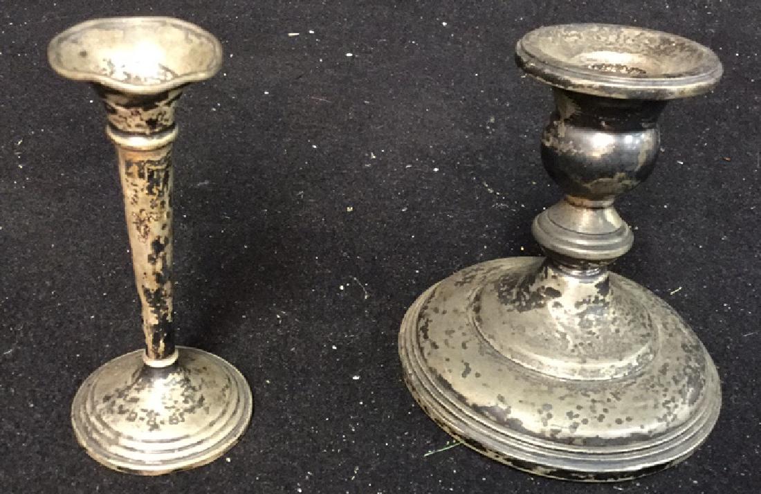 Vintage Sterling Candlestick Holders 2 Sterling silver (1 of 12)