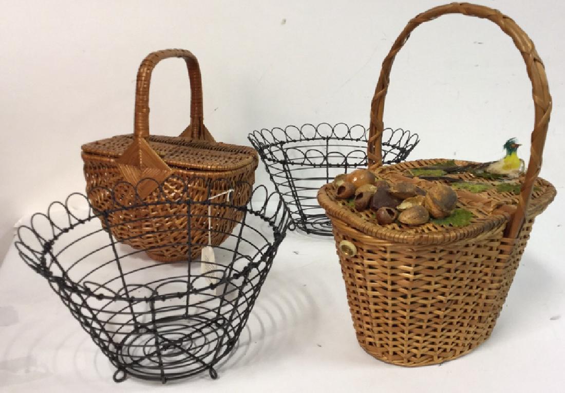 Basket Lot Featuring Nan Basket Purse 4 baskets (1 of 8)