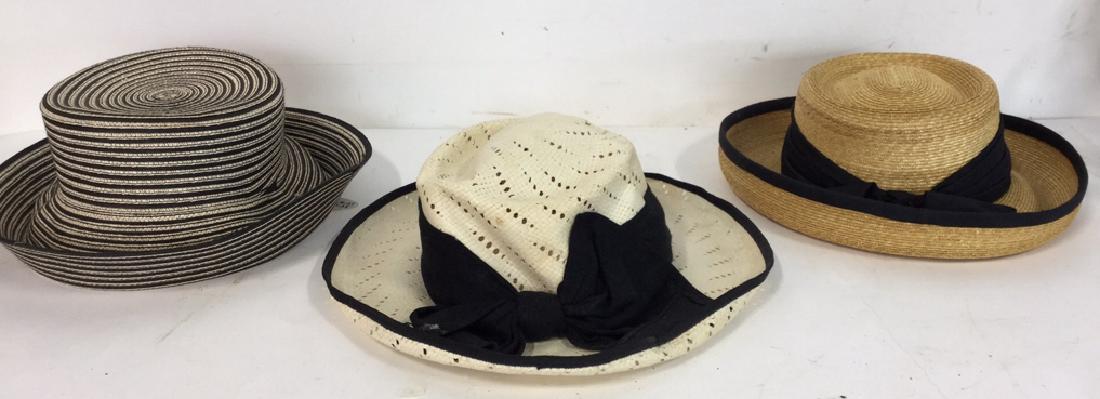 Assorted Vintage Ladies Hats 3 vintage ladies hats, one (1 of 11)