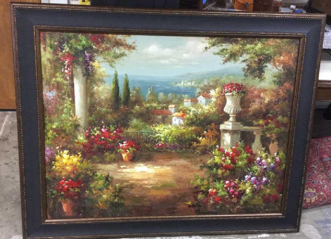 Scenic Painting on Canvas Framed Artwork is painting (1 of 9)