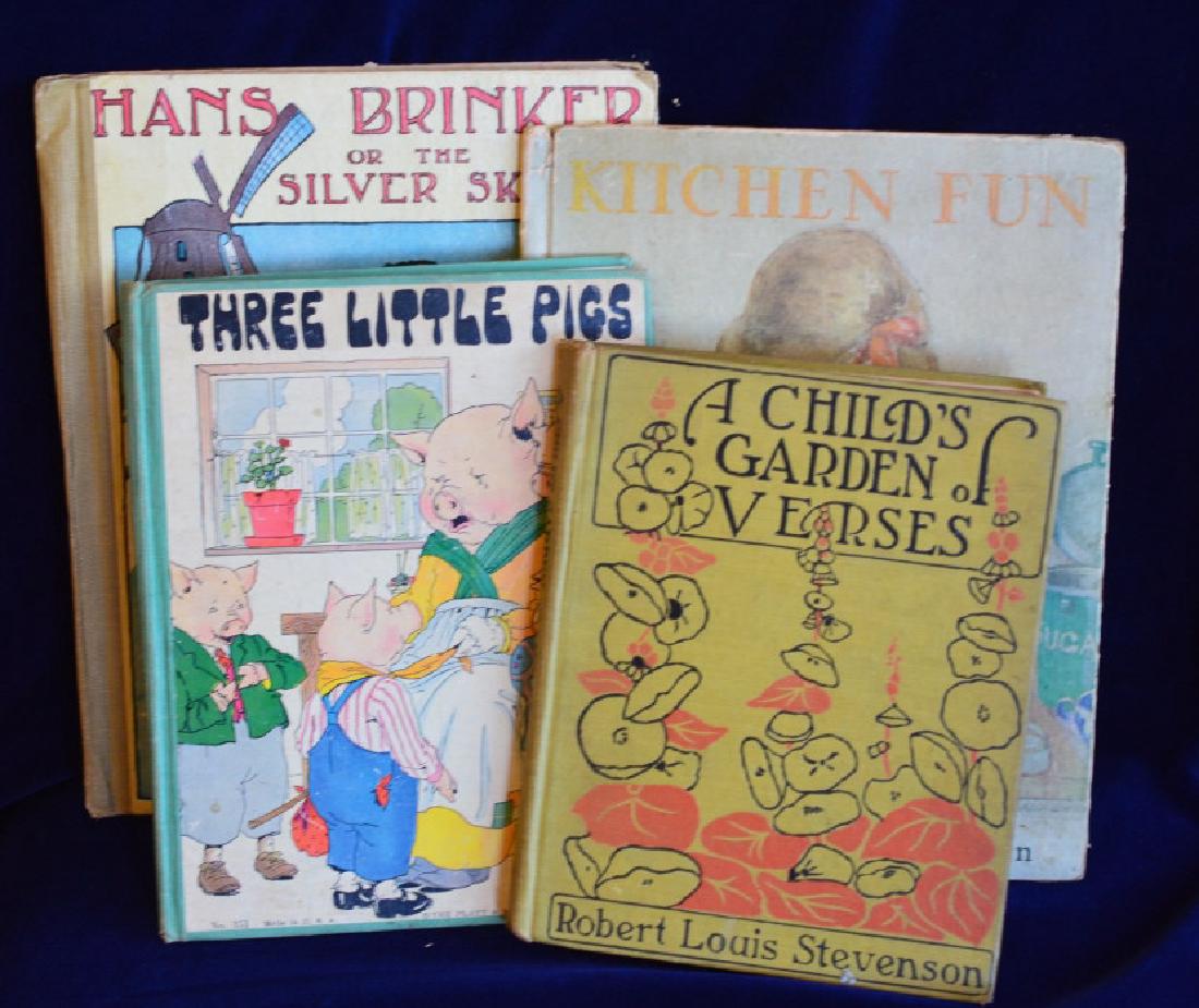 Antique Children's Book Collection 4 Volumes of Vintage (1 of 5)