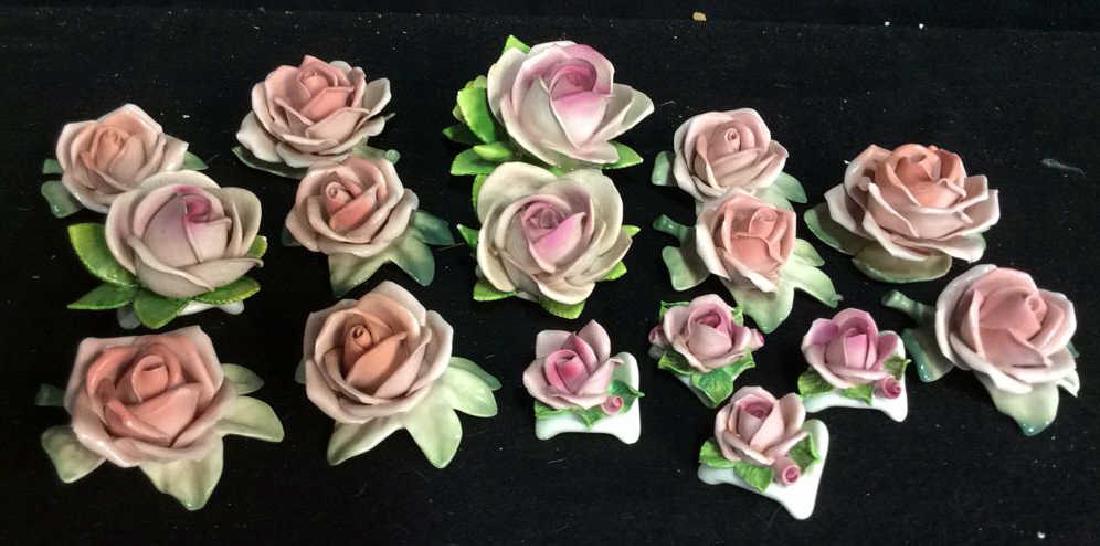 16 Germany Marked Porcelain Roses Decorative (1 of 8)
