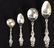 127 Piece Antique Sterling Silver Service Set - 4