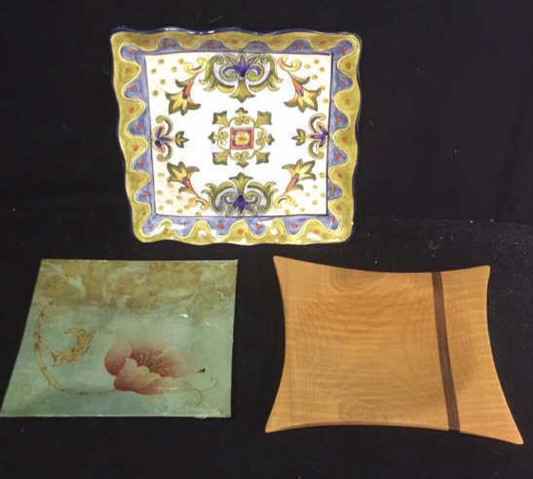 Group of Decorative Table Top Art Trays (1 of 7)