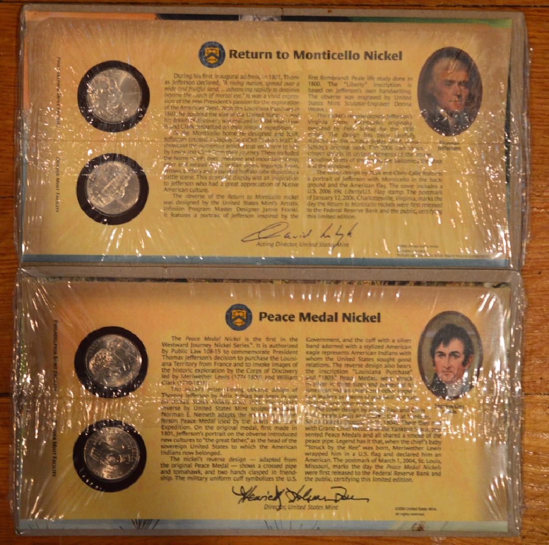 US Mint Commemorative Nickel Covers- Lot of 2 (1 of 1)