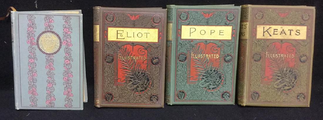 4 Antique Illustrated Poetry Books (1 of 9)