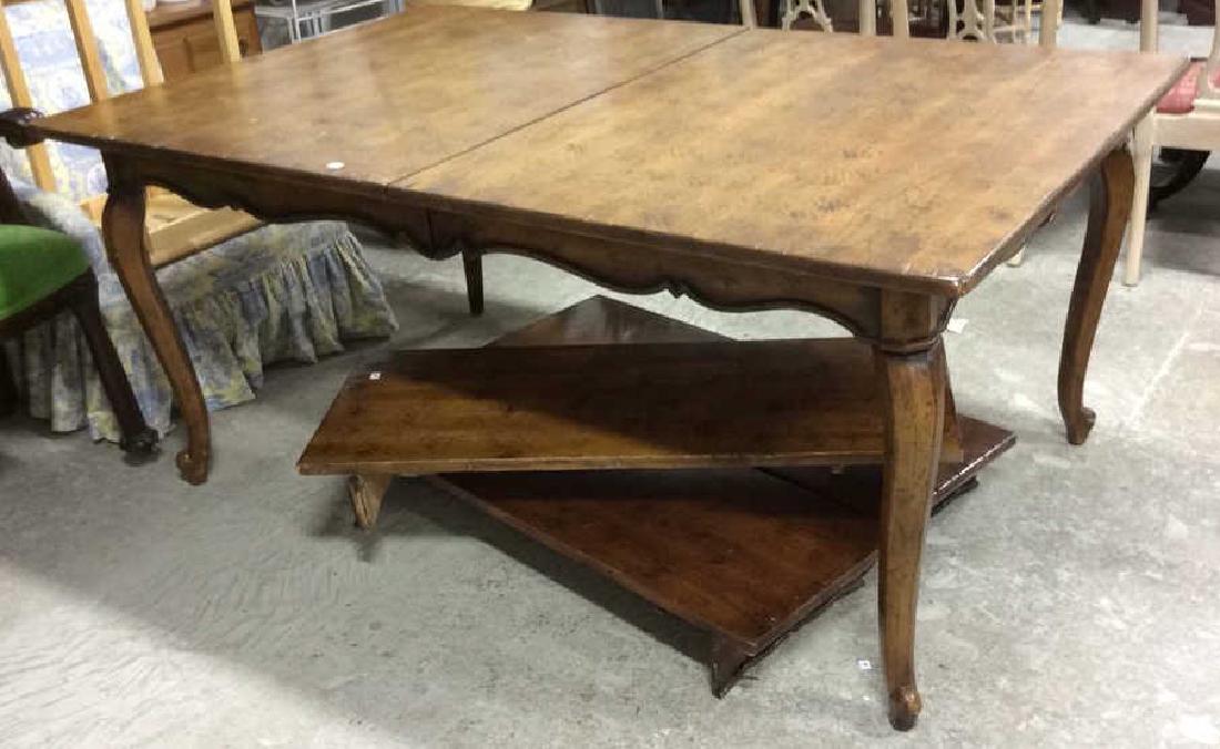 Henredon Country Style Walnut Dining Table Labeled for (1 of 9)