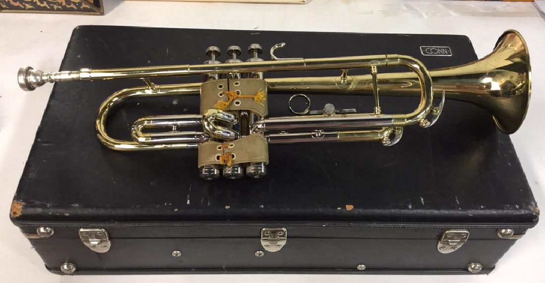 Brass Conn Trumpet With Case Brass trumpet from Conn (1 of 9)