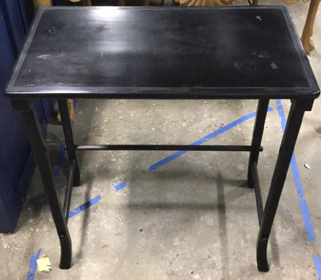Black Painted Wood Side Table Black Painted Wood Side (1 of 6)