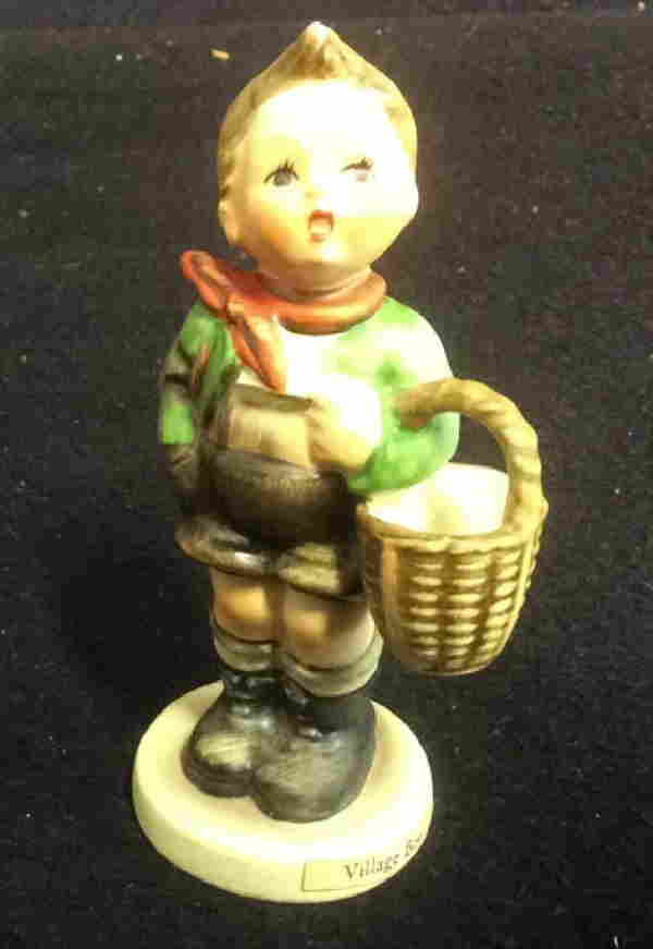 Hummel Village Boy with Basket Figurine Hummel Village Mar 29, 2017