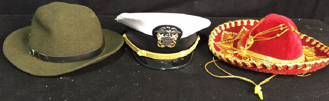 Assortment of  Men's Hats 3 men's hats including a (1 of 11)