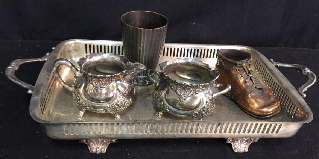Assorted Silver Plate And Other Tabletops Decorative (1 of 10)