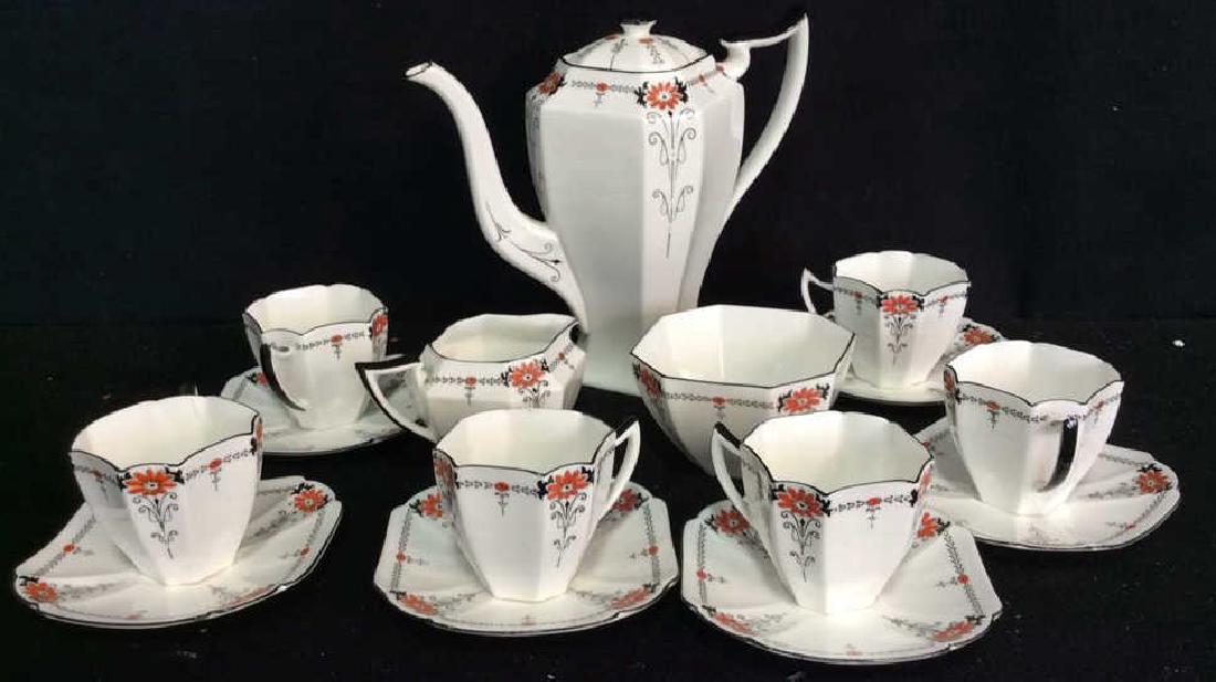 Shelley England Porcelain Coffee Service Set in good (1 of 9)
