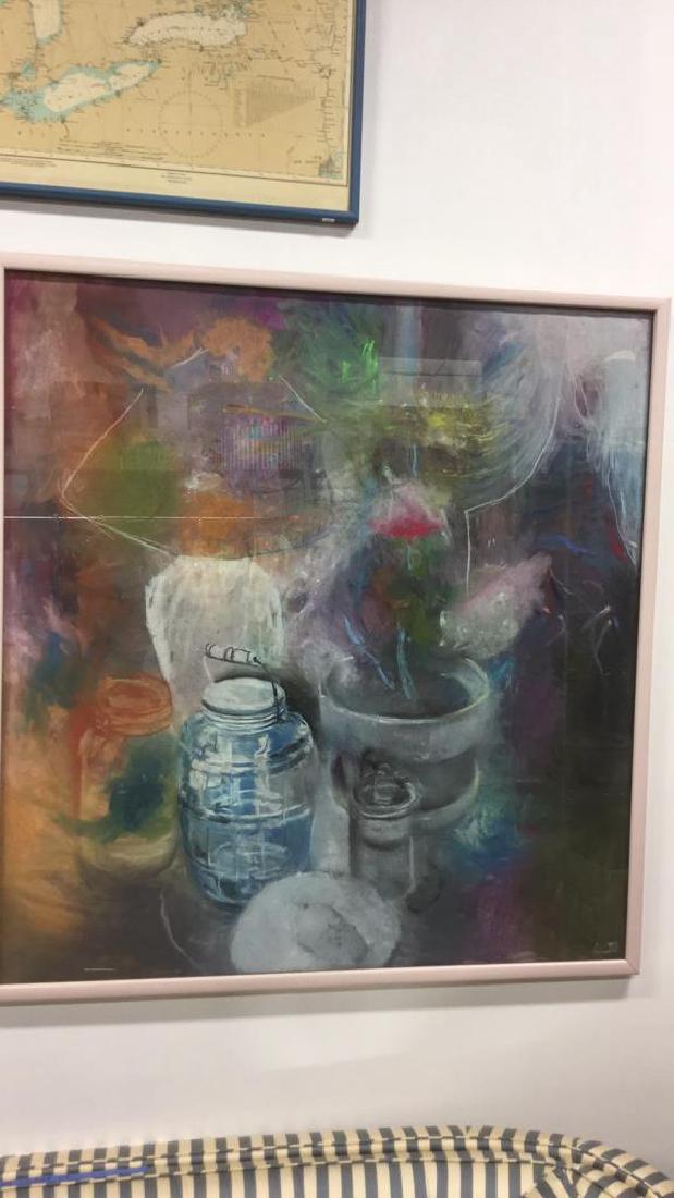 Abstract Contemporary Artwork Framed and Matted Not (1 of 10)