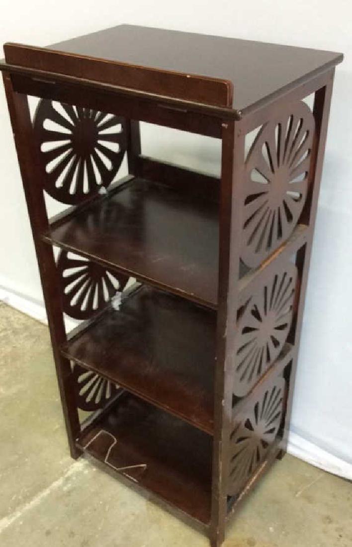 Vintage Book Stand With Display Top Mahogany Book stand (1 of 7)