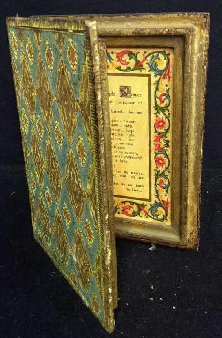 Florence Italy Papered Religous Box Book form trinket (1 of 9)
