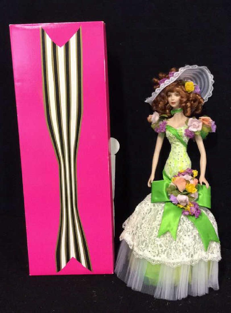 Bob Mackie Ornately Costumed Doll with Box Lime green (1 of 11)