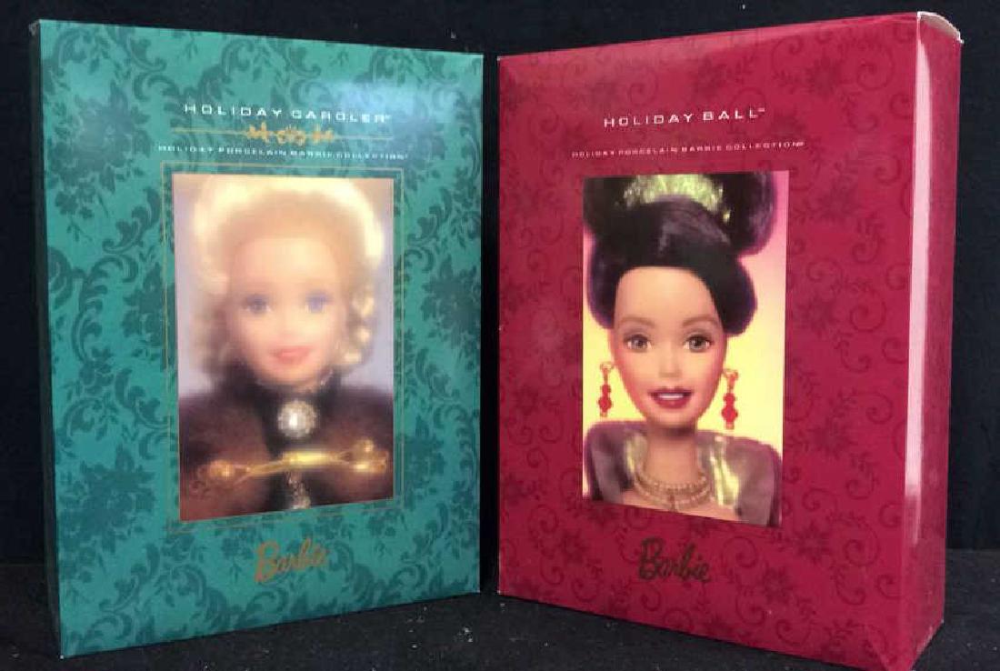 2 Holiday Barbie Dolls W Boxes Two holiday barbies with (1 of 4)