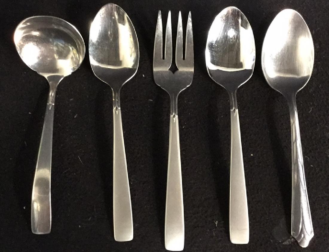 Group Lot  90 Assorted Stainless Steel Flatware (1 of 9)