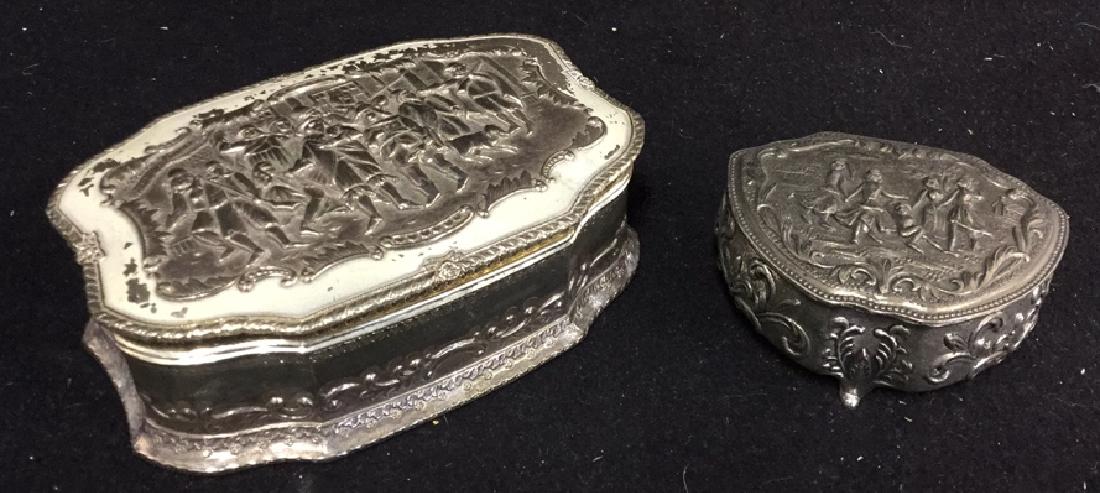 2 Silverplate Keepsake Boxes (1 of 9)