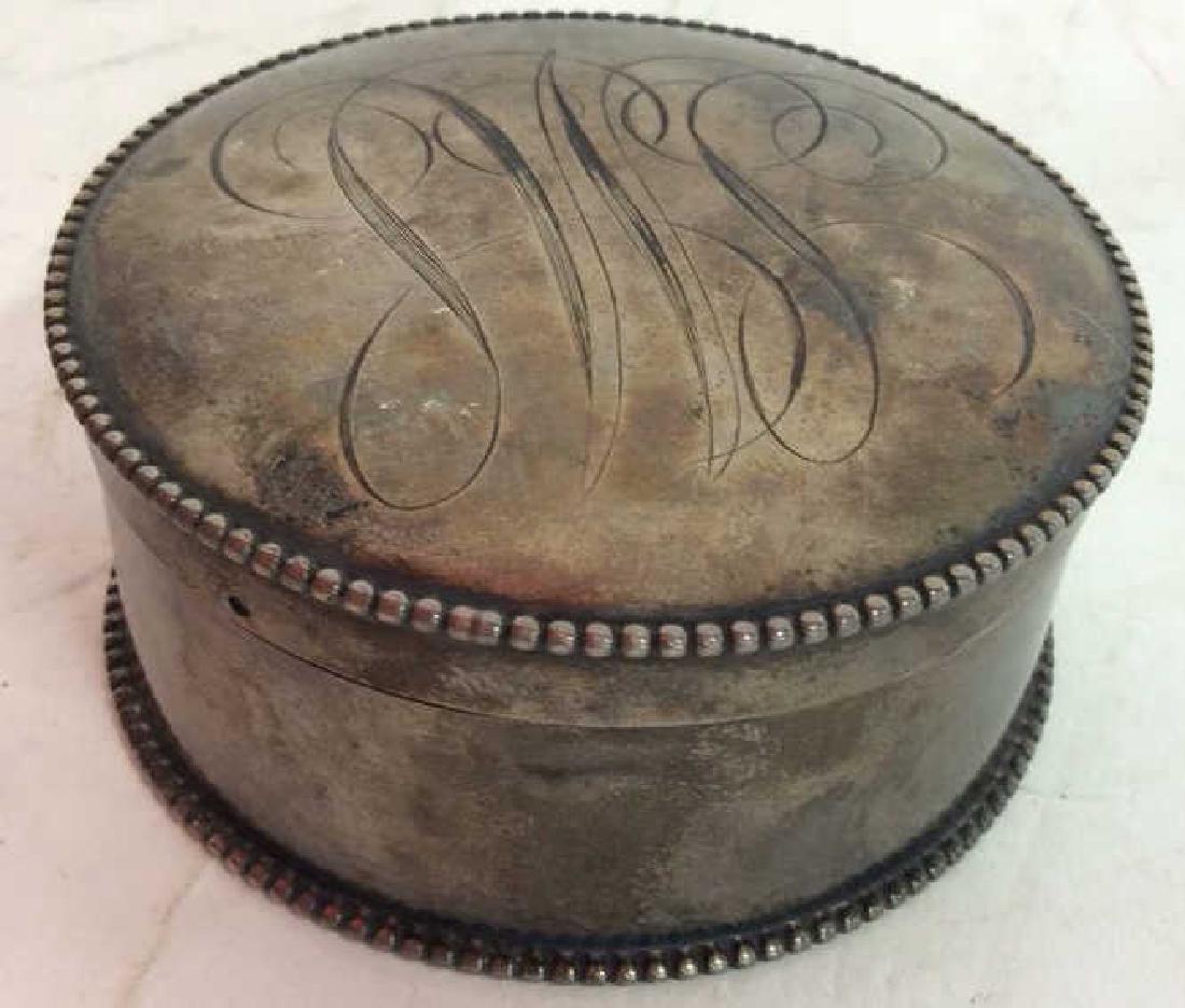 Engraved Sterling Trinket Box (1 of 7)