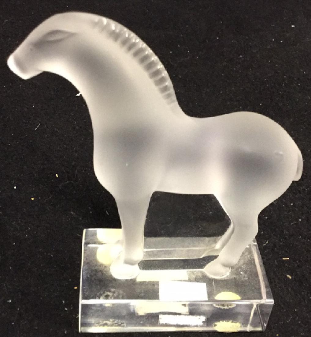 Lalique Crystal Horse
