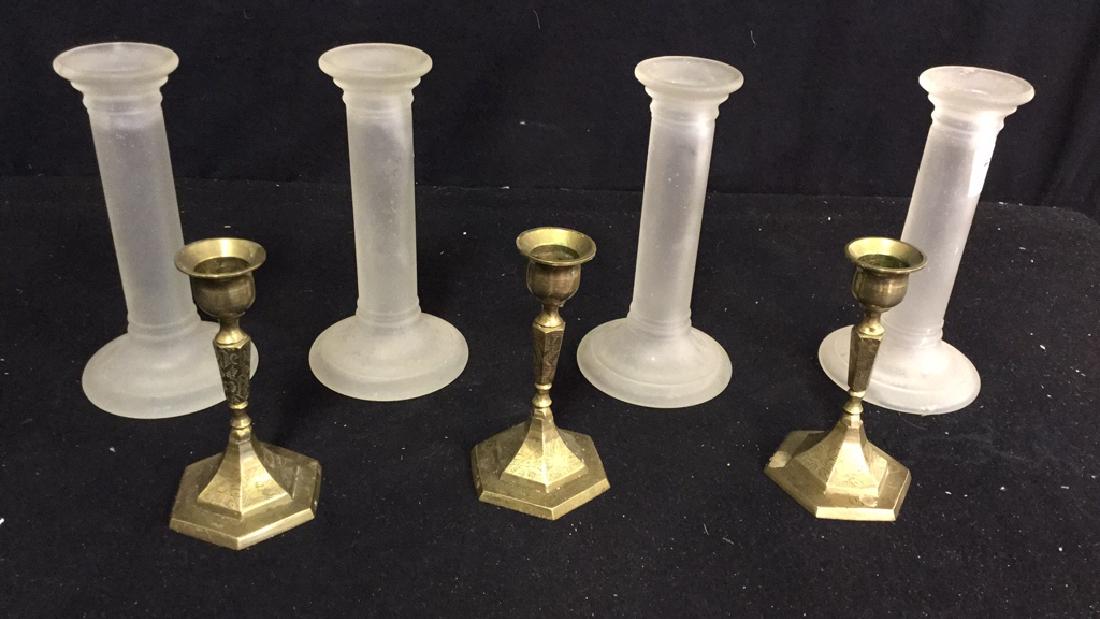 Group Lot Assorted Candlestick Holders (1 of 9)