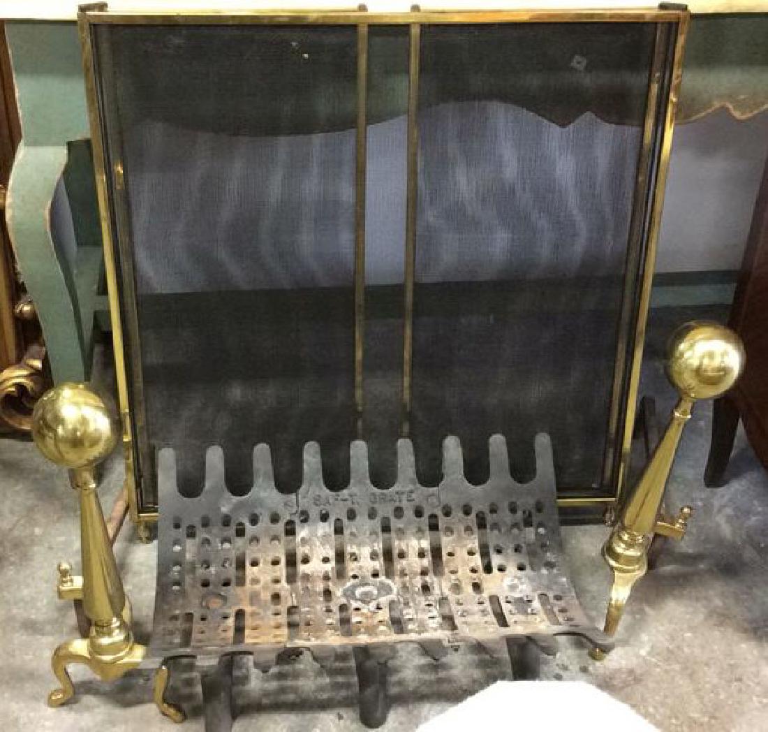Brass Iron Fireplace Acessories (1 of 7)