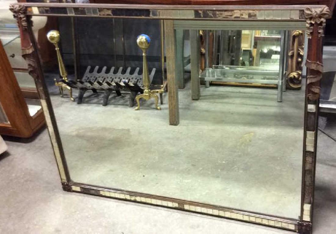 Antique Wood Mirror Mosaic Mirror (1 of 9)