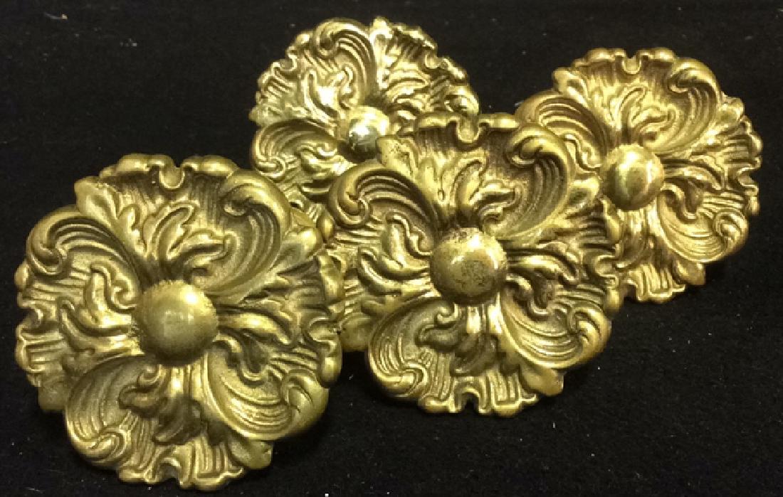 Brass Curtain Tie Backs Set of 4 (1 of 3)