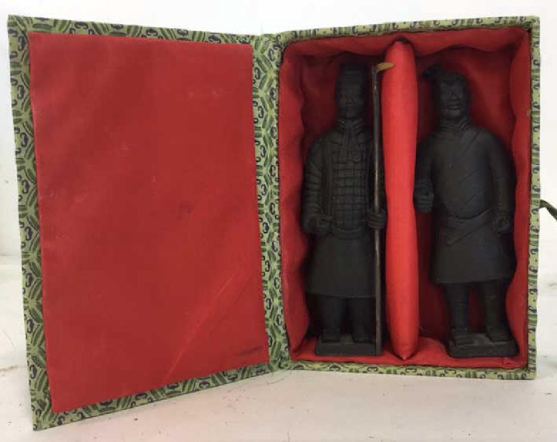 Pair Chinese Terra Cotta Warrior Soldiers of (1 of 10)