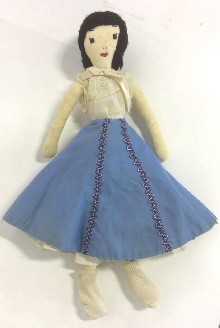2 Collectible Primitive Style Cloth Dolls (1 of 10)