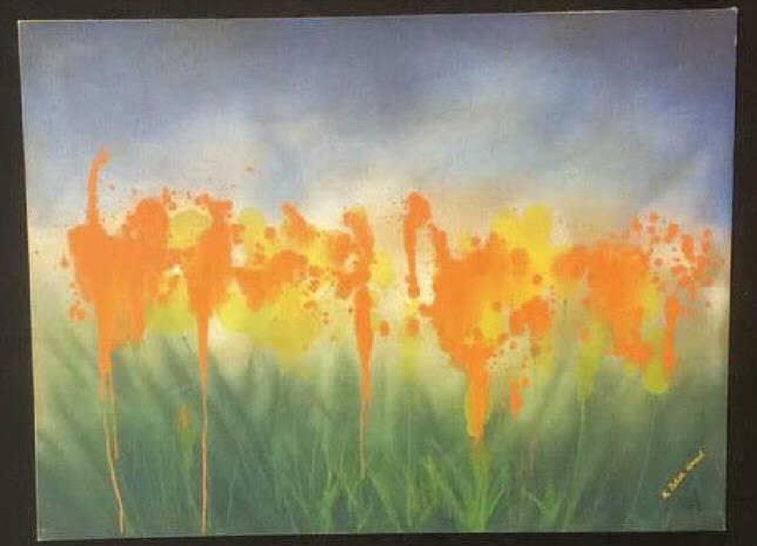 Petitti, Contemporary Abstract Mixed Media Canvas (1 of 9)