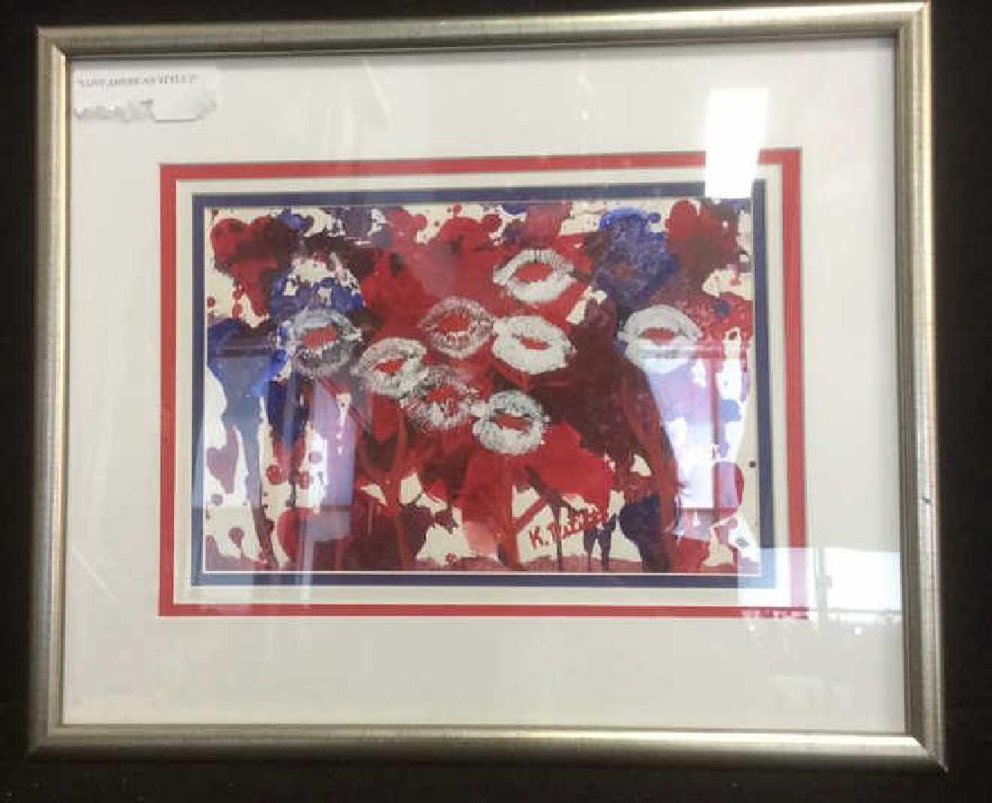 Petitti, Contemporary Abstract Acrylic Framed Abstract (1 of 4)