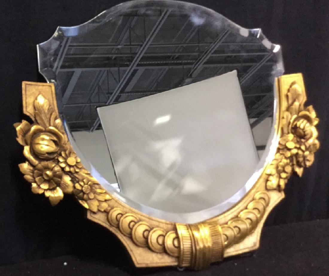 Art Deco styled Carved Gold Leaf Mirror 22 carat gold (1 of 10)