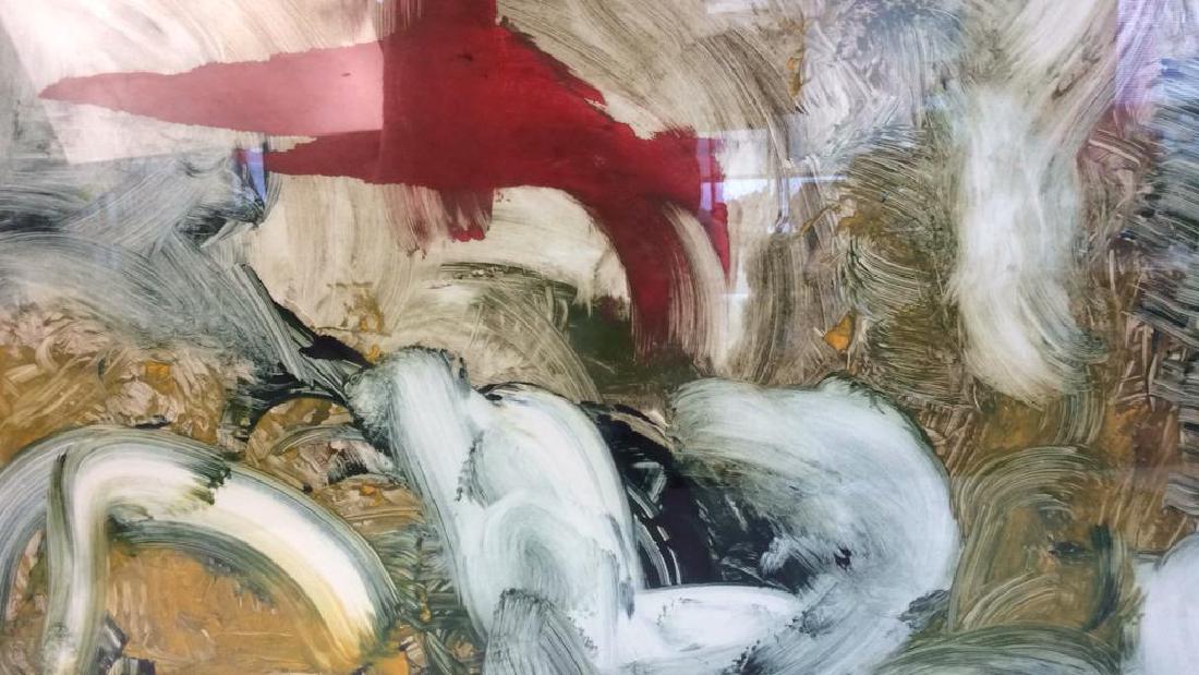 Pete Biester Monoprint Abstract Artwork Labeled for (1 of 10)