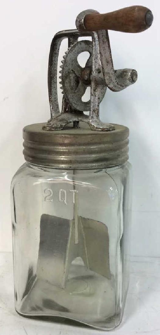 Vintage Collectible Ice Cream Maker 2 QT glass (1 of 8)