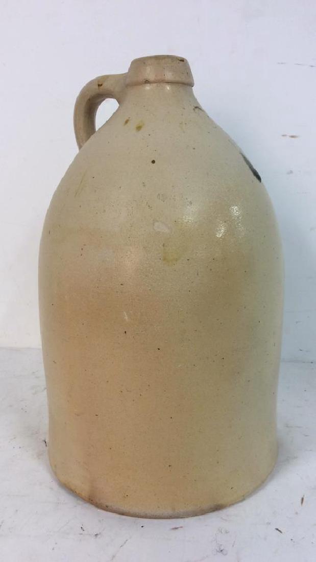 Vintage 2 Gallon Salt Glazed Ironstone Jug Marked with (1 of 9)