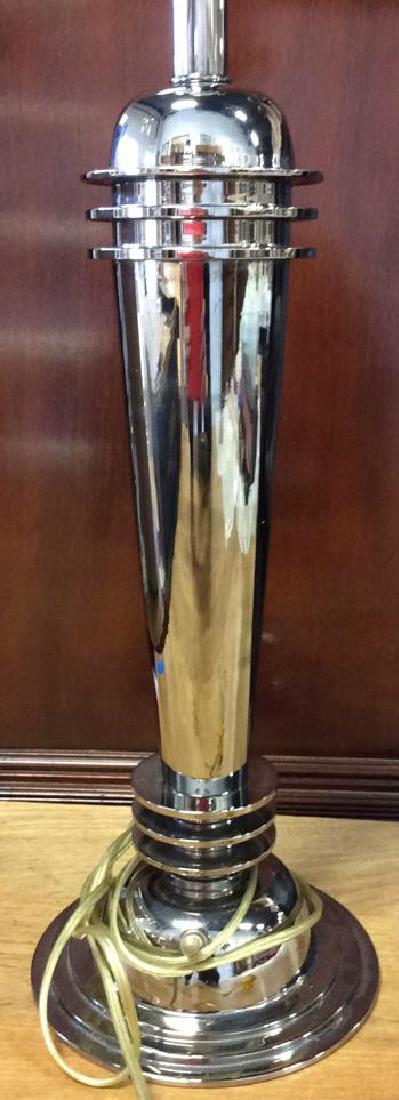 Mod Polished Chrome Column Disc FormLamp (1 of 7)