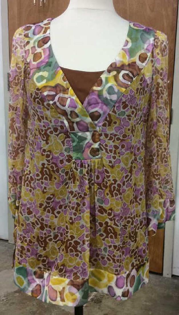 Women's Silk Designer Blouse Diane Von Furstenberg (1 of 9)