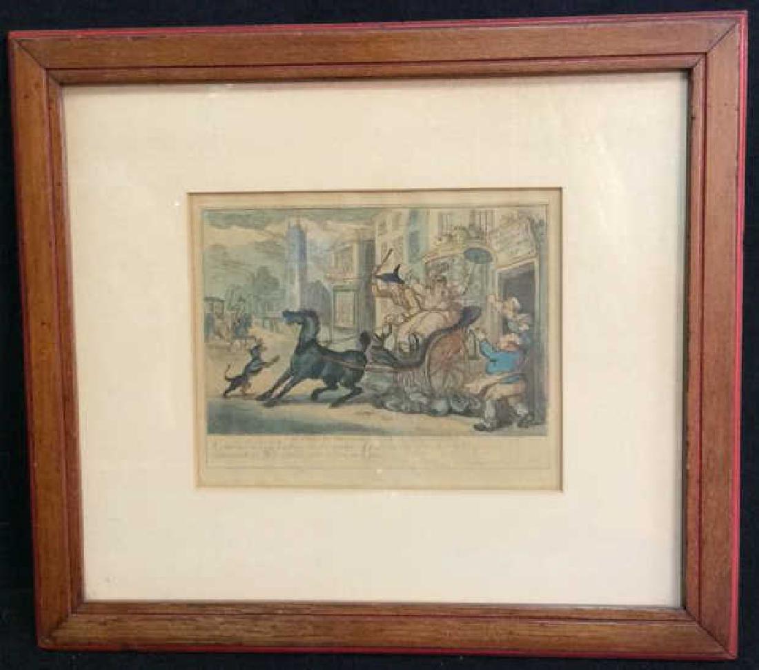 French 19th C hand Colored Engraving (1 of 10)