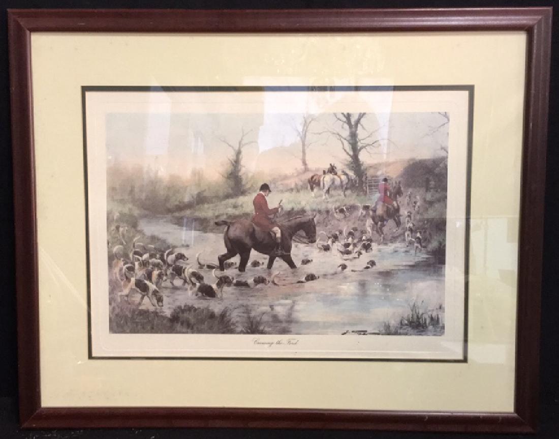 Crossing the Ford Print Horse and Hound Hunt (1 of 9)