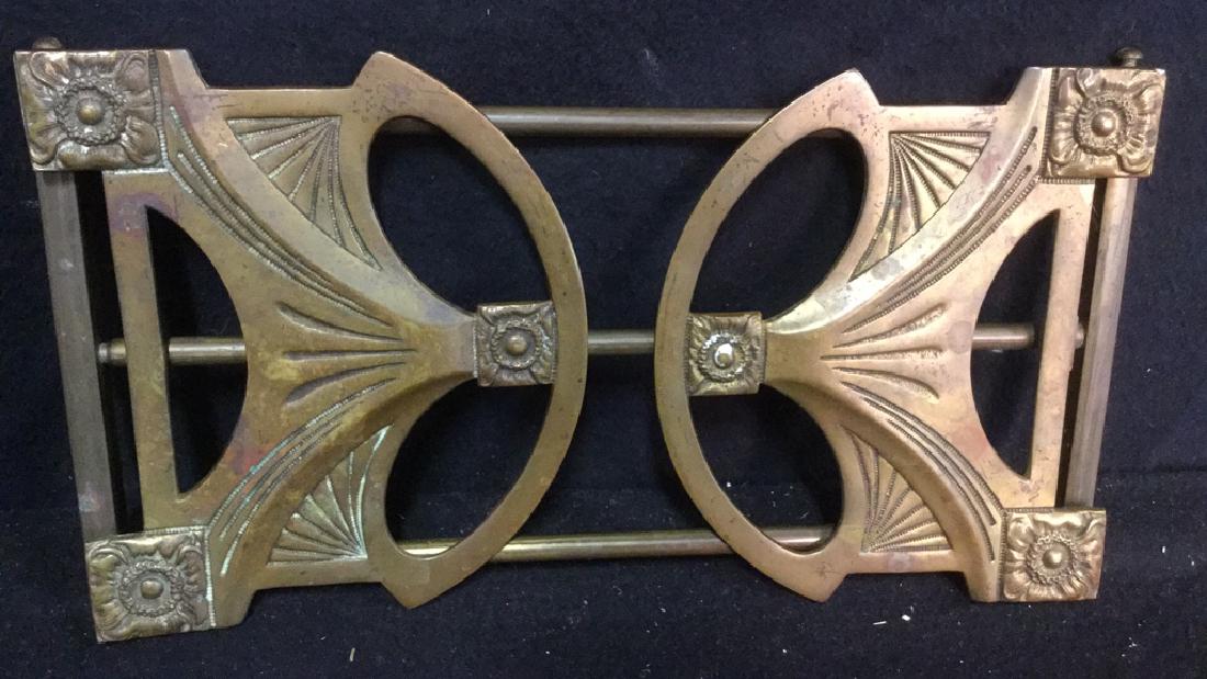 Vintage Brass Expandable Bookrack (1 of 10)